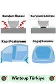 Özel Üretim Uzun Ömürlü Oto Araç Otomobil Gürültü Darbe Çizilme Önleyici Fosforlu Koruyucu Ped 10'lu - 4