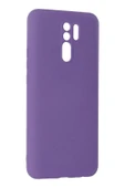 Xiaomi Redmi 9 Kılıf Nano içi Kadife Silikon - Mor thumbnail 2