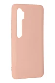 Xiaomi Mi Note 10 Lite Kılıf Nano içi Kadife Silikon - Pudra thumbnail 3