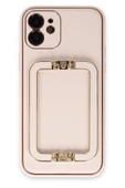 iPhone 12 Kılıf Coco Elit Kapak - Pudra thumbnail 1