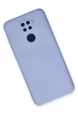 Xiaomi Redmi Note 9 Kılıf Nano içi Kadife Silikon - Lila thumbnail 2