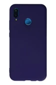 Huawei P20 Lite Kılıf Nano içi Kadife Silikon - Mor thumbnail 1