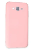 Samsung Galaxy J7 Kılıf Nano içi Kadife Silikon - Pudra thumbnail 3