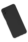 Samsung Galaxy A04E Kılıf Nano içi Kadife Silikon - Siyah thumbnail 3