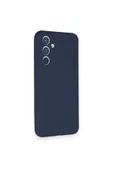Samsung Galaxy A54 5G Kılıf Nano içi Kadife Silikon - Lacivert thumbnail 2