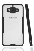 Samsung Galaxy J7 Kılıf Platin Silikon - Siyah thumbnail 1