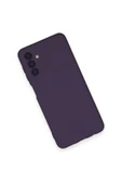 Samsung Galaxy A14 4G Kılıf Nano içi Kadife Silikon - Mor thumbnail 4