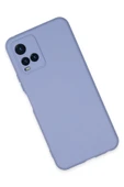 Vivo Y21S Kılıf Nano içi Kadife Silikon - Lila thumbnail 3