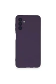 Samsung Galaxy A14 4G Kılıf Nano içi Kadife Silikon - Mor thumbnail 1