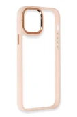 iPhone 12 Pro Max Kılıf Dora Kapak - Pudra thumbnail 2