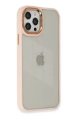 iPhone 12 Pro Max Kılıf Dora Kapak - Pudra thumbnail 1