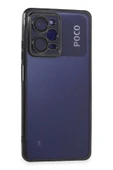 Xiaomi Poco X5 Pro 5G Kılıf Lensli Silikon - Siyah thumbnail 1