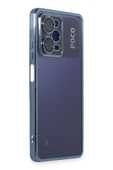 Xiaomi Poco X5 Pro 5G Kılıf Lensli Silikon - Açık Mavi thumbnail 2