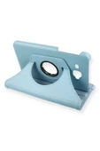 Samsung Galaxy T280 Tab A 7 Kılıf 360 Tablet Deri Kılıf - Turkuaz thumbnail 1