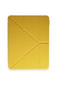 iPad Pro 11 (2018) Kılıf Kalemlikli Mars Tablet Kılıfı - Açık Sarı thumbnail 2