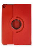 iPad 9.7 (2018) Kılıf 360 Tablet Deri Kılıf - Kırmızı thumbnail 3