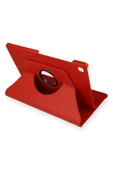 Samsung Galaxy P610 Tab S6 Lite 10.4 Kılıf 360 Tablet Deri Kılıf - Kırmızı thumbnail 1