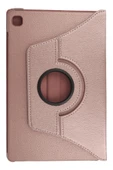 Samsung Galaxy P610 Tab S6 Lite 10.4 Kılıf 360 Tablet Deri Kılıf - Rose Gold thumbnail 3