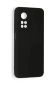 Xiaomi Mi 10T Kılıf Nano içi Kadife Silikon - Siyah thumbnail 2