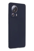 Xiaomi Mi 13 Lite Kılıf Nano içi Kadife Silikon - Lacivert thumbnail 2