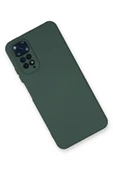 Xiaomi Redmi Note 11 Kılıf Nano içi Kadife Silikon - Koyu Yeşil thumbnail 3