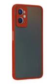Oppo A96 Kılıf Montreal Silikon Kapak - Kırmızı thumbnail 3