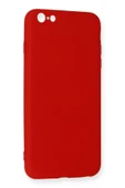 iPhone 6 Plus Kılıf Nano içi Kadife Silikon - Kırmızı thumbnail 3