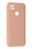 Xiaomi Redmi 9C Kılıf Nano içi Kadife Silikon - Pudra thumbnail 3