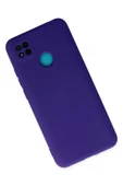 Xiaomi Redmi 9C Kılıf Nano içi Kadife Silikon - Mor thumbnail 2