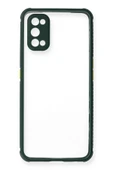 Realme 7 Pro Kılıf Miami Şeffaf Silikon - Koyu Yeşil thumbnail 2