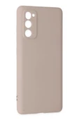Samsung Galaxy S20 FE Kılıf Nano içi Kadife Silikon - Pudra thumbnail 3