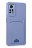 Xiaomi Redmi Note 11 Pro Kılıf Kelvin Kartvizitli Silikon - Lila thumbnail 1