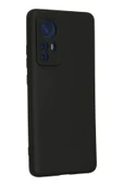 Xiaomi Mi 12 Kılıf Nano içi Kadife Silikon - Siyah thumbnail 3