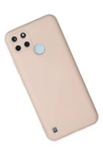 Realme C25Y Kılıf Nano içi Kadife Silikon - Pudra thumbnail 2