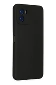 Vivo Y15S Kılıf Nano içi Kadife Silikon - Siyah thumbnail 2