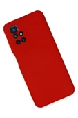 Xiaomi Redmi 10 2022 Kılıf Nano içi Kadife Silikon - Kırmızı thumbnail 3