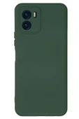 Vivo Y15S Kılıf Nano içi Kadife Silikon - Koyu Yeşil thumbnail 1