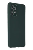 Samsung Galaxy A53 5G Kılıf Lansman Glass Kapak - Koyu Yeşil thumbnail 2