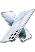 Samsung Galaxy S21 Ultra Kılıf Lüx Şeffaf Silikon thumbnail 1