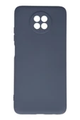 Xiaomi Redmi Note 9 5G Kılıf Nano içi Kadife Silikon - Gri thumbnail 1