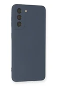 Samsung Galaxy S21 Kılıf Nano içi Kadife Silikon - Gri thumbnail 2