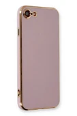 iPhone 7 Kılıf Volet Silikon - Mor thumbnail 1