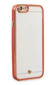 iPhone 6 Kılıf Liva Lens Silikon - Kırmızı thumbnail 1