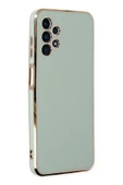 Samsung Galaxy A13 4G Kılıf Volet Silikon - Açık Yeşil thumbnail 1