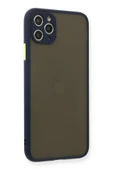 iPhone 11 Pro Max Kılıf Montreal Silikon Kapak - Lacivert thumbnail 2