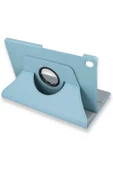 Lenovo M10 FHD Plus X606F Kılıf 360 Tablet Deri Kılıf - Turkuaz thumbnail 1