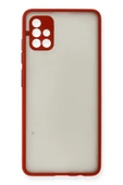 Samsung Galaxy A51 Kılıf Montreal Silikon Kapak - Kırmızı thumbnail 3