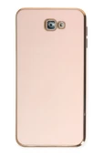 Samsung Galaxy J7 Prime Kılıf Volet Silikon - Pembe thumbnail 1