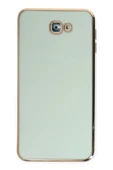 Samsung Galaxy J7 Prime Kılıf Volet Silikon - Açık Yeşil thumbnail 1