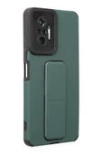 Xiaomi Redmi Note 10 Pro Kılıf Mega Standlı Silikon - Yeşil thumbnail 2